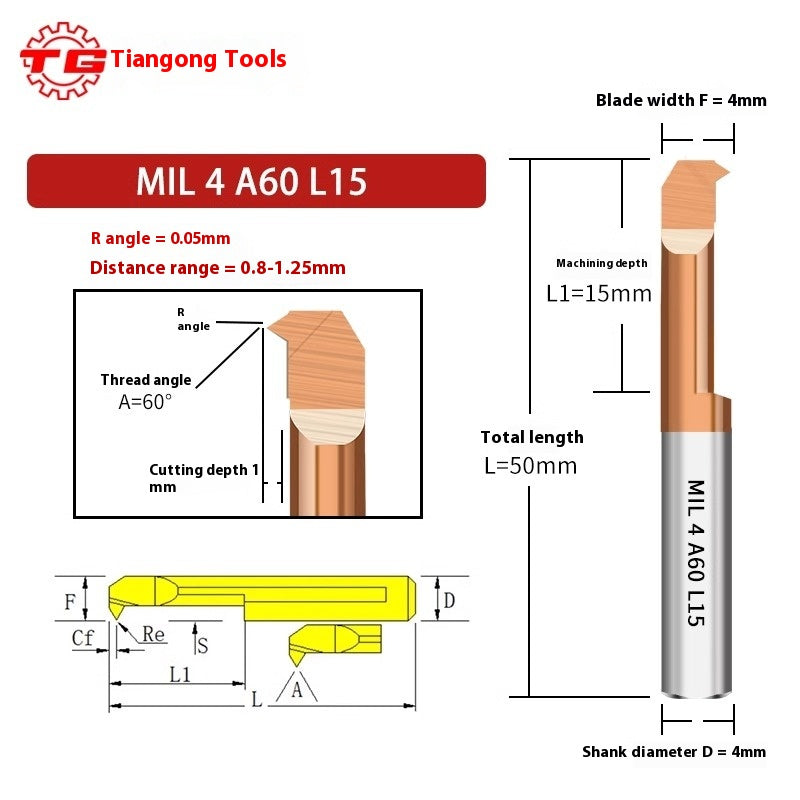 1121-MIR Small Bore Boring Tools Carbide MIL Coated Milling Cutter CNC Machining Center Stainless Steel End Mills Shandong Denso Pricision Tools Co.,Ltd.